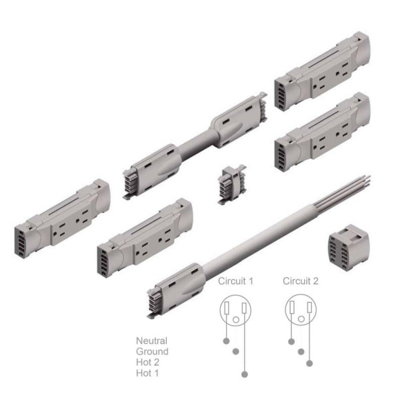 ModTrak4 Circuit Power Distribution System - mediatechnologies